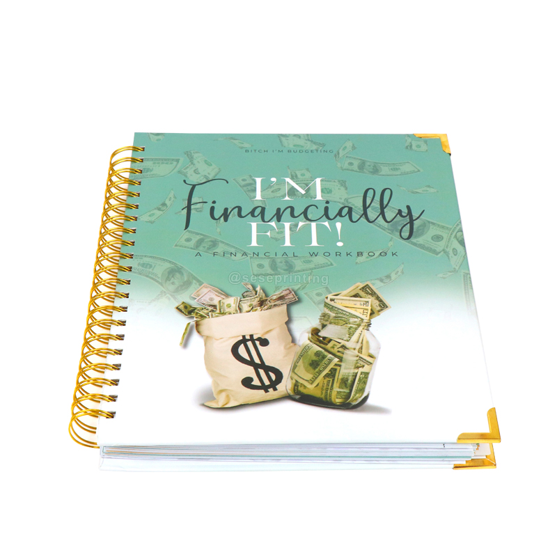 Monthly Goals Planner Spiral Financial Budget Planner Printing