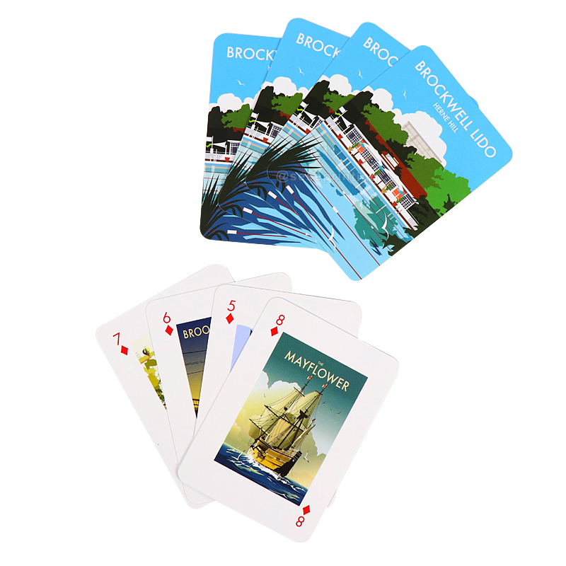 Customized Poker Cards 320 Grams of Paper Card Game Printing