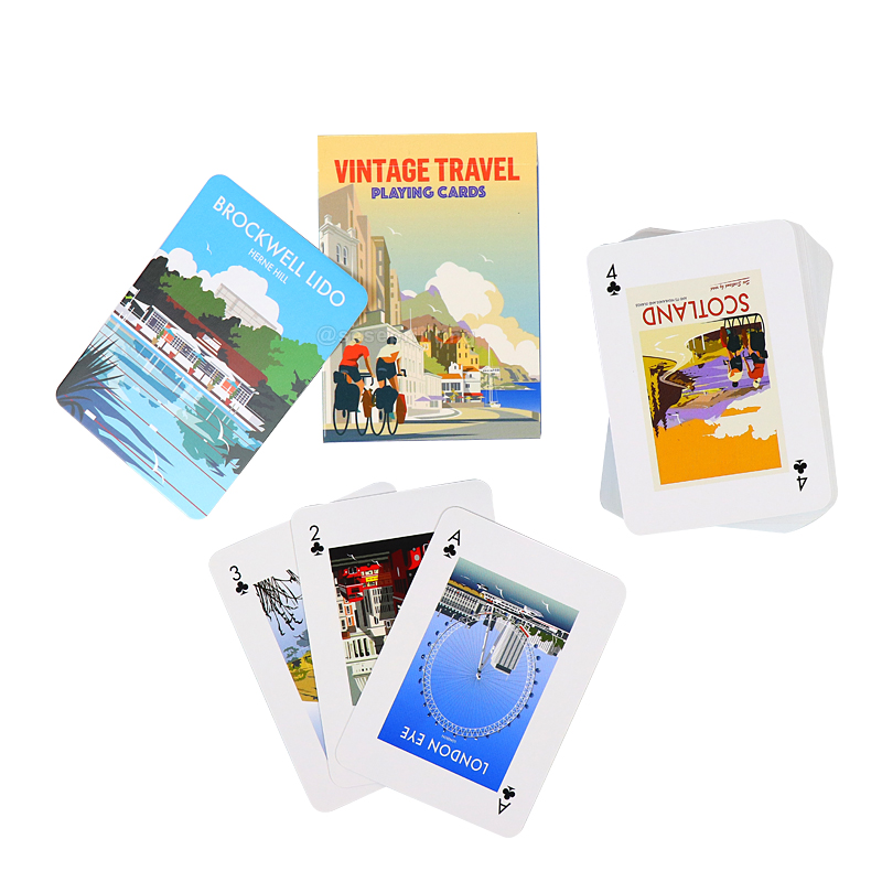 Customized Poker Cards 320 Grams of Paper Card Game Printing