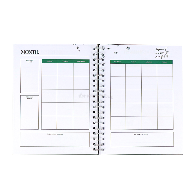 Custom Mindset Journal Printing Budget Planner Finance Organizer