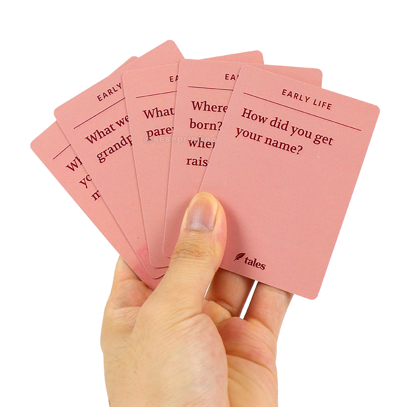 150 Different Questions Cards Conversation Card Game Printing