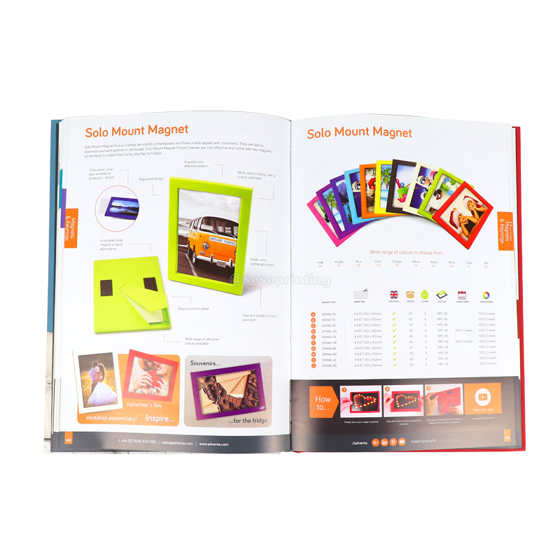 Custom Book Printing Magazine Photo Book Hardcover Textbook