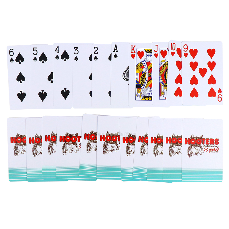 Card Game Custom Printing Front and Back PVC Waterproof Poker Card