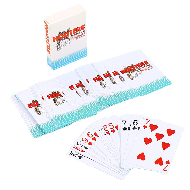 Card Game Custom Printing Front and Back PVC Waterproof Poker Card