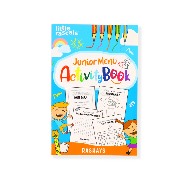 Paperback Activity Book Printing Custom Coloring Books for Kids