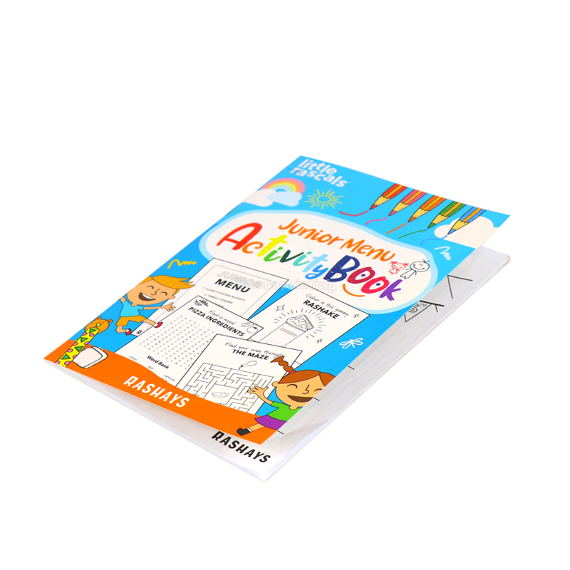 Paperback Activity Book Printing Custom Coloring Books for Kids