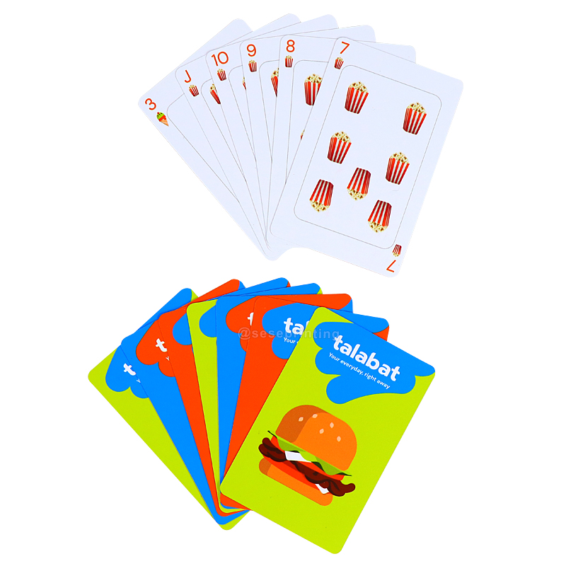 Custom Card Game Printed Plastic Waterproof Poker Playing Cards