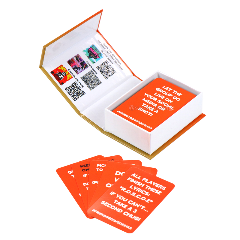 Create Friendsgiving Card Games Custom Playing Card Printing