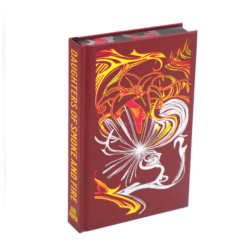 Custom Hardcover Book Sprayed Edges Book Publishing Printing