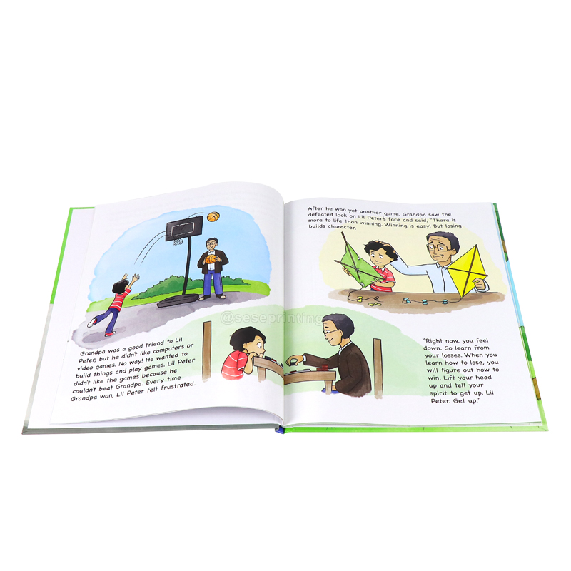 China Book Printing Custom Kids Inspiring Story Illustration Book