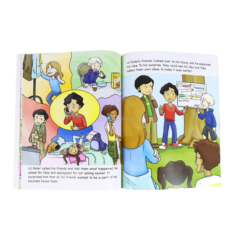 Customize Your Design Books Softcover Children Book Printing