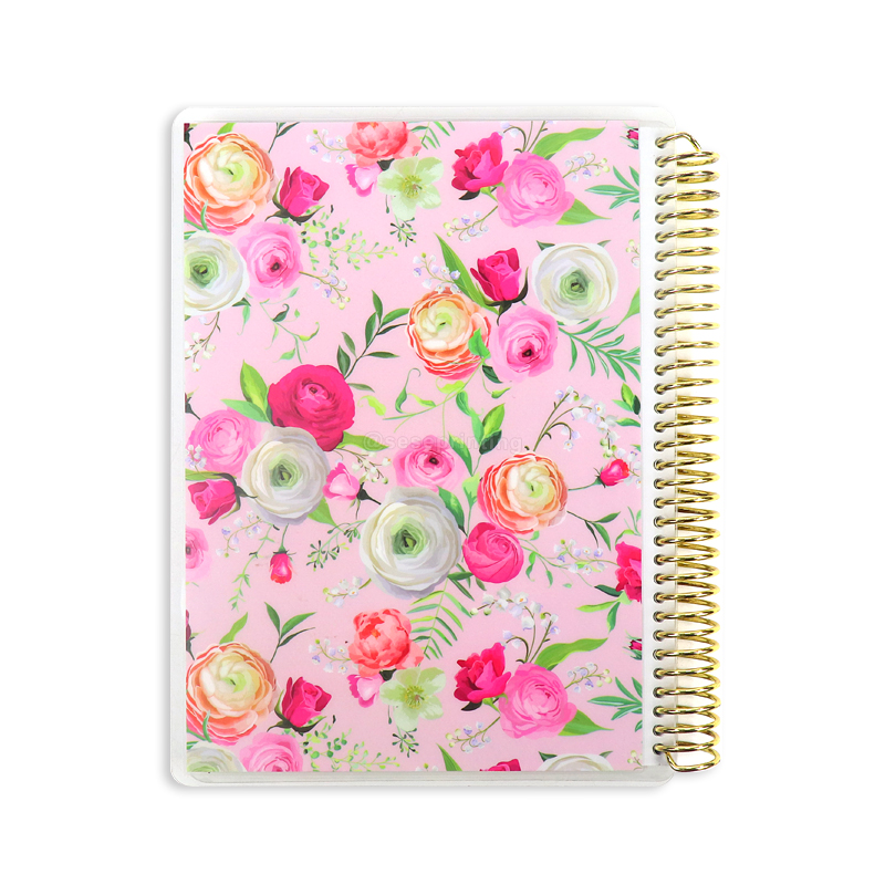 Custom Spiral Journal PVC Planner Personalized Notebook Printing