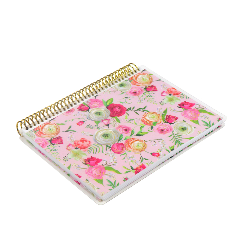 Custom Spiral Journal PVC Planner Personalized Notebook Printing