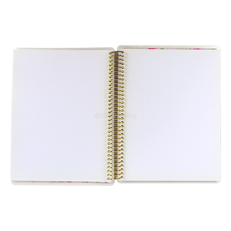 Custom Spiral Journal PVC Planner Personalized Notebook Printing