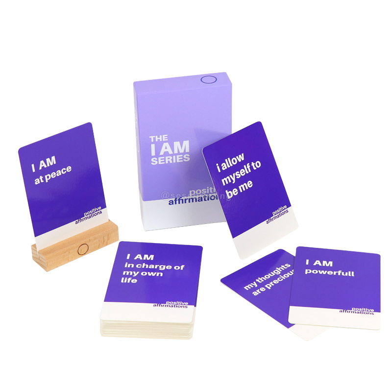 Card Game Manufacturer Printing Daily Positive Affirmation Cards