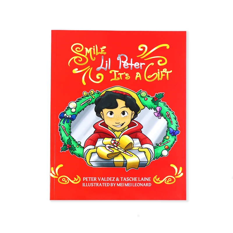 Soft Cover Books Christmas Illustration Children Book Printing