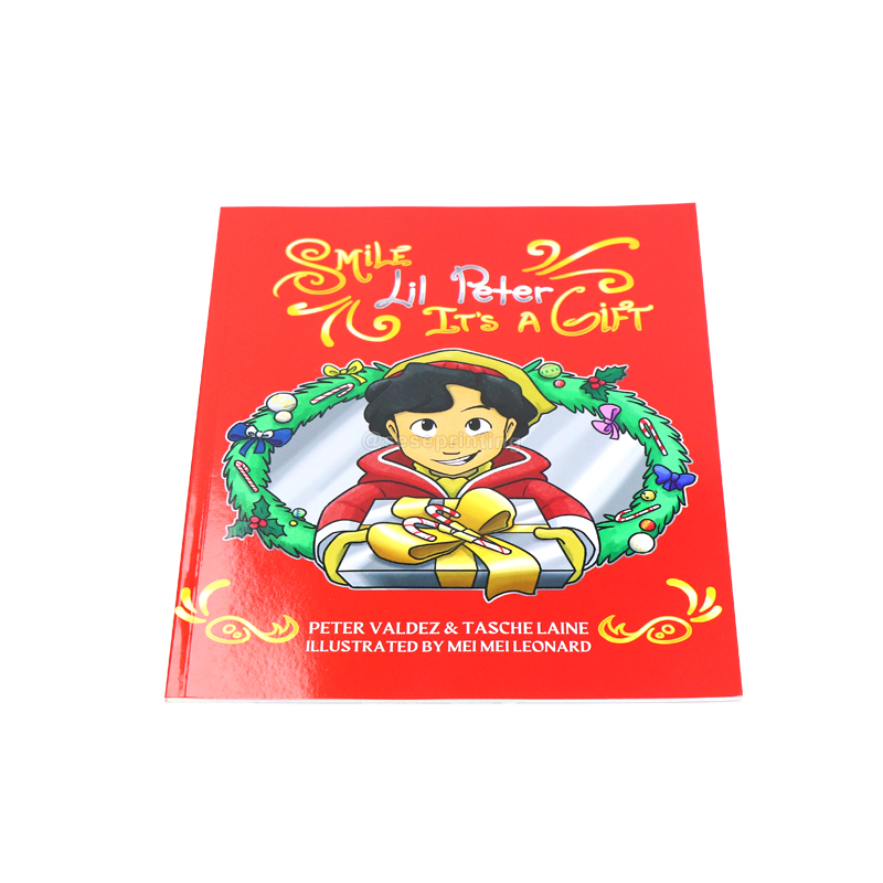 Soft Cover Books Christmas Illustration Children Book Printing