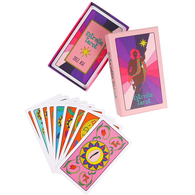 Card Game Deck Printing Custom Tarot Cards with Packaging Box