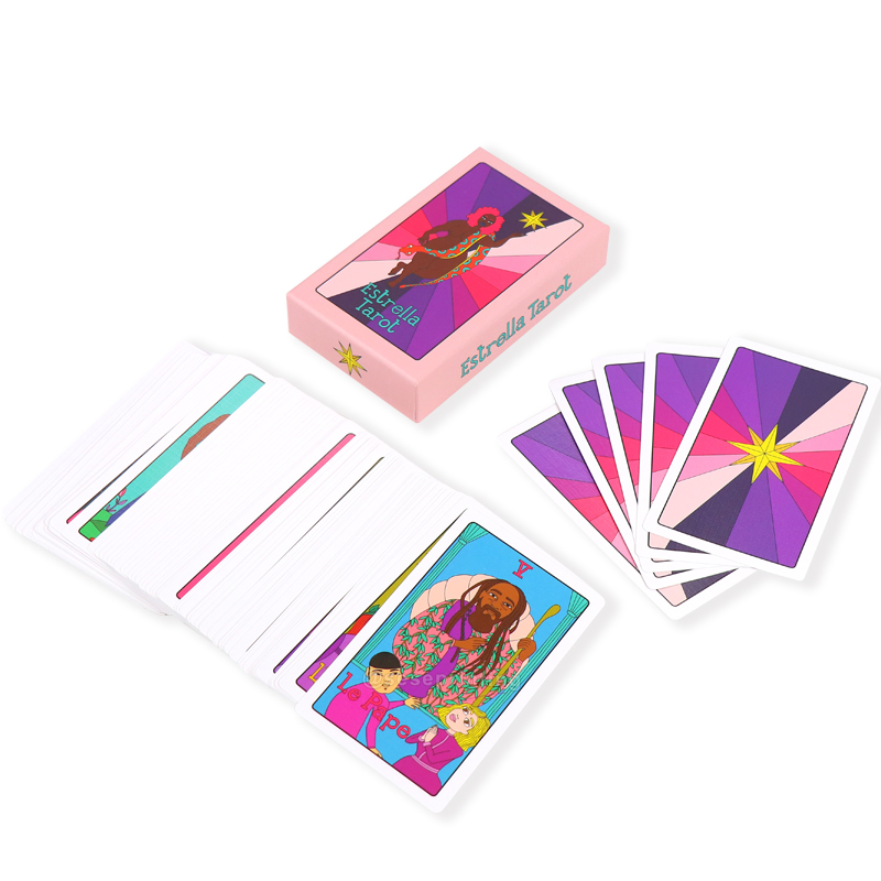 Card Game Deck Printing Custom Tarot Cards with Packaging Box