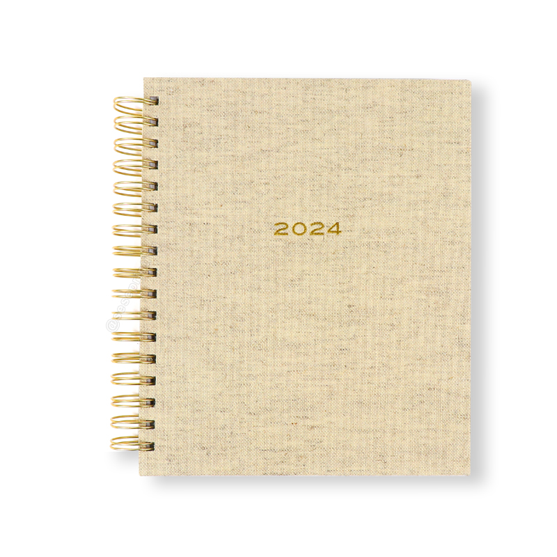 Yearly Agenda Printing Weekly Planner Custom Spiral Notebook