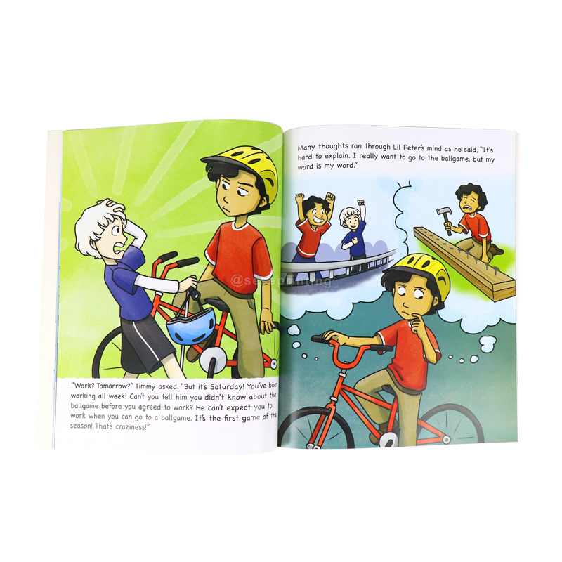 Paperback Kid Picture Book Custom Children Books Print Softcover