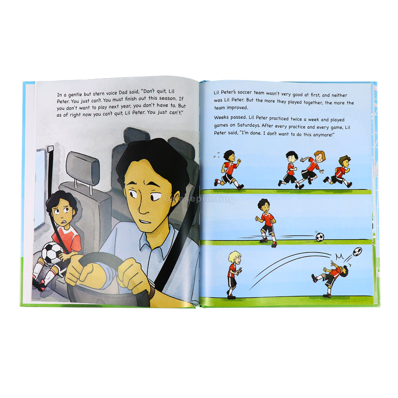 Custom Hardcover Kids Story Book Children Activity Book Printed