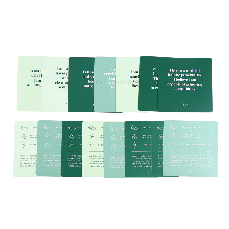 Printing Card Game Custom Affirmation Quotes Inspirational Cards