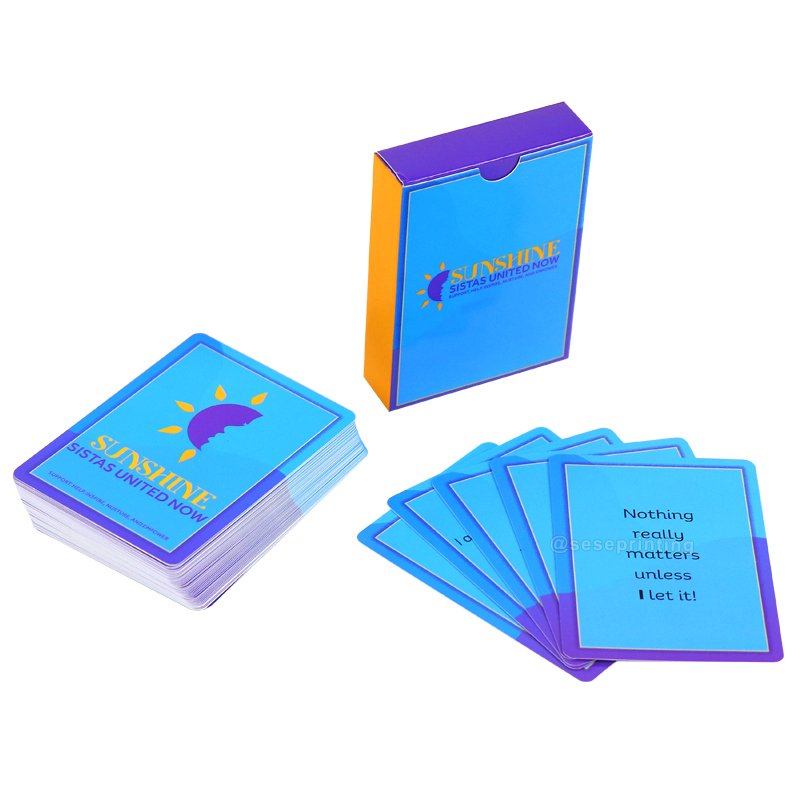 Create Your Own Affirmation Cards Custom Playing Card Printing