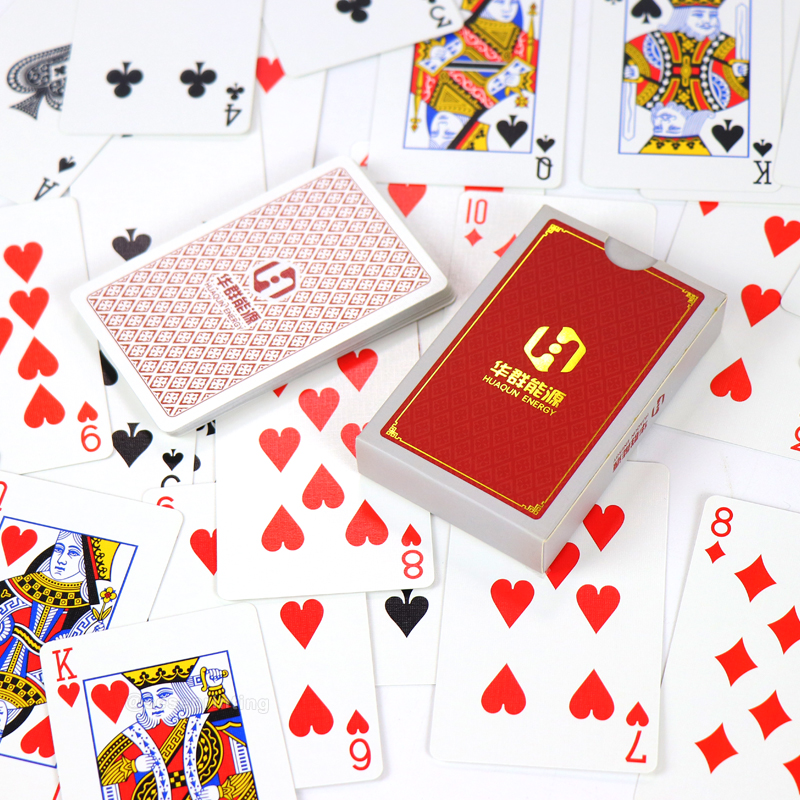 OEM Design Poker Card Game Printing Custom Brand Logo Playing Card