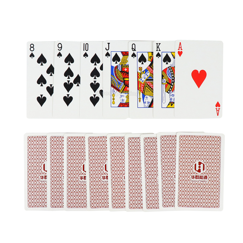 OEM Design Poker Card Game Printing Custom Brand Logo Playing Card