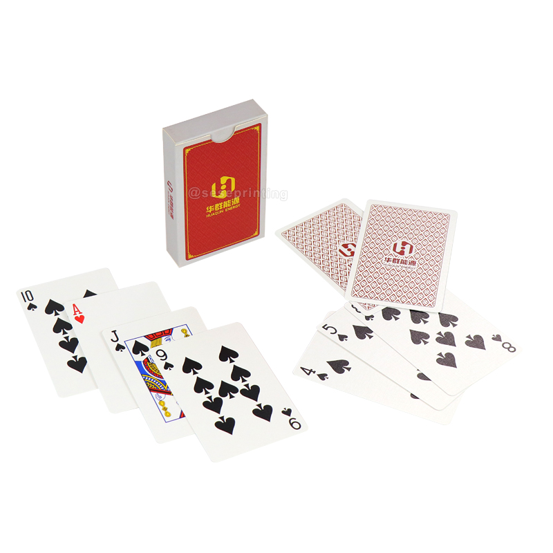 OEM Design Poker Card Game Printing Custom Brand Logo Playing Card