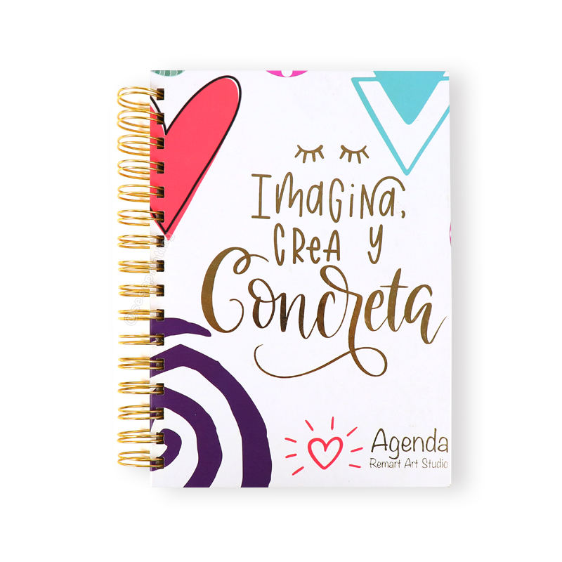 Spiral Notebook Custom Diary Journal Printing Daily Agenda Planner