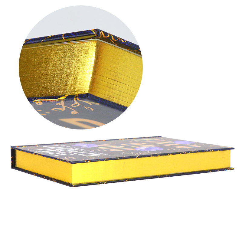 Luxury Hardcover Books Printed with Sprayed Edges & Foil Covers