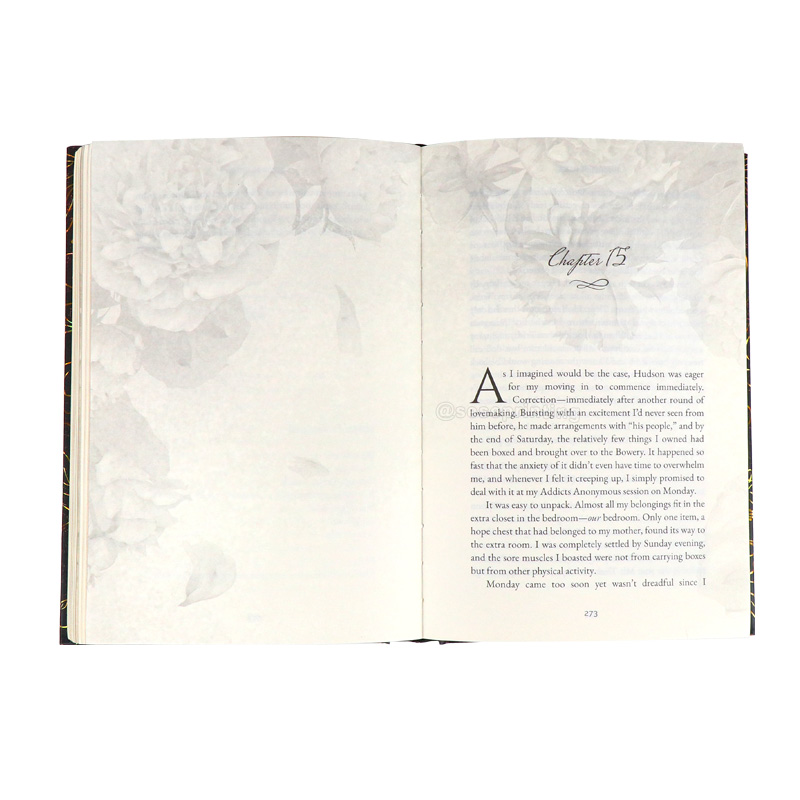 Book Printing Publishing A5 Fiction Hardcover Gilded Edges Book