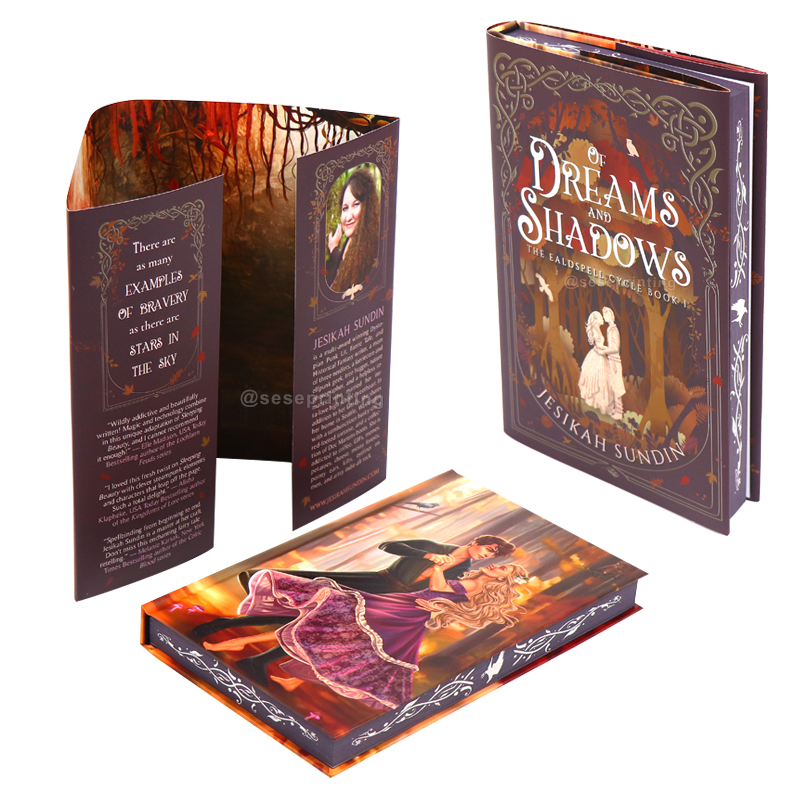 Publishing Book Custom Full Color Hardcover Sprayed Edges Book