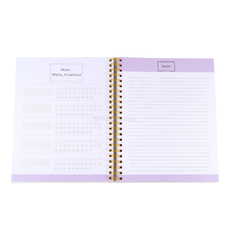 Agenda Printing Spiral Financial Organizer Monthly Budget Planner