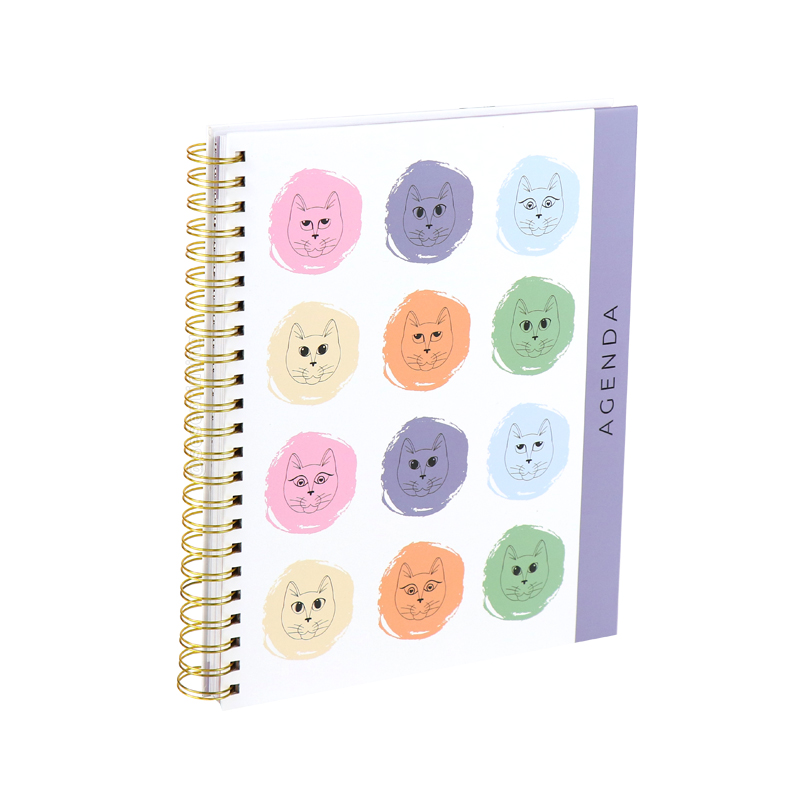 Hardcover Planners Agenda Custom Spiral Notebook Journal Printing