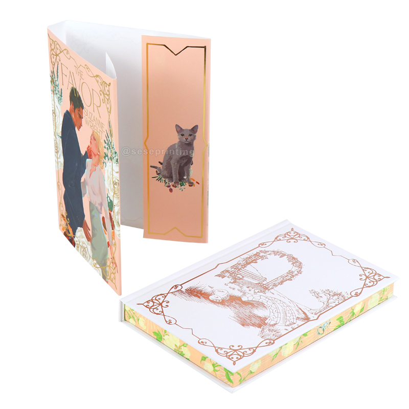 Custom Romance Books Printing Hardback Book with Foil Stamping