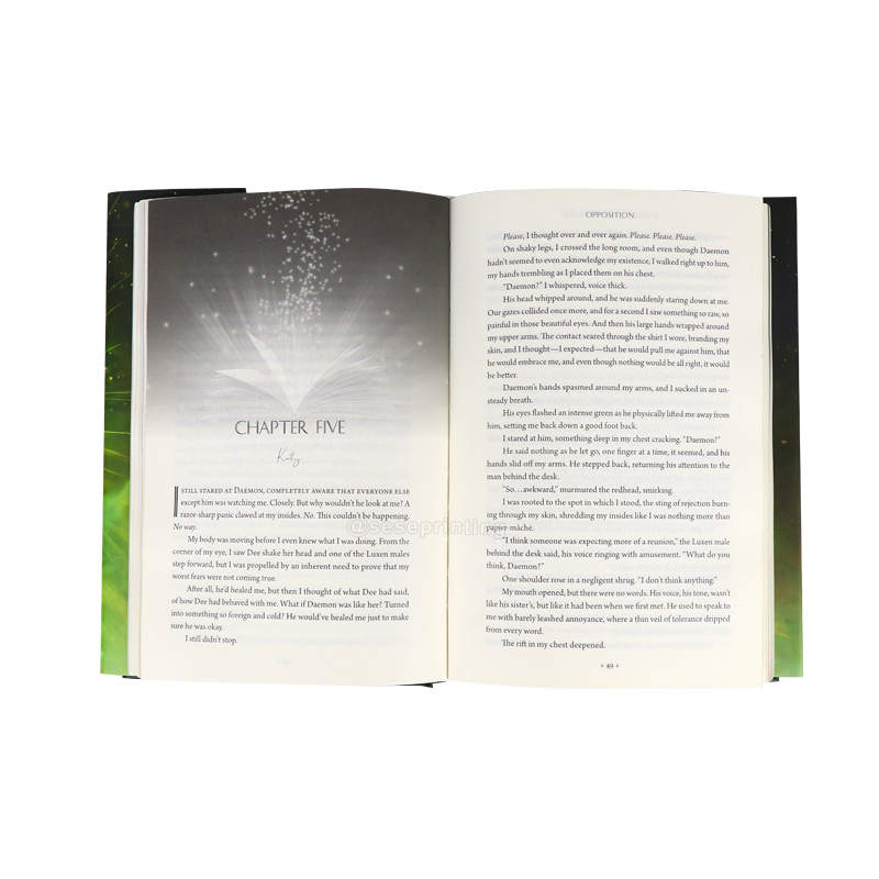 Publishing Hardback Special Edition Books Printed Holographic Edges