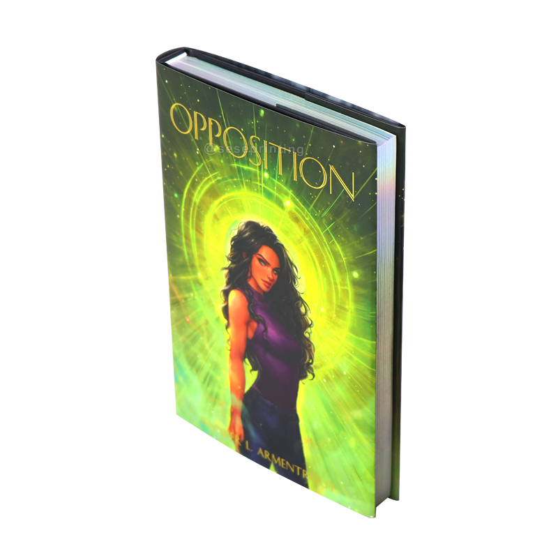 Publishing Hardback Special Edition Books Printed Holographic Edges