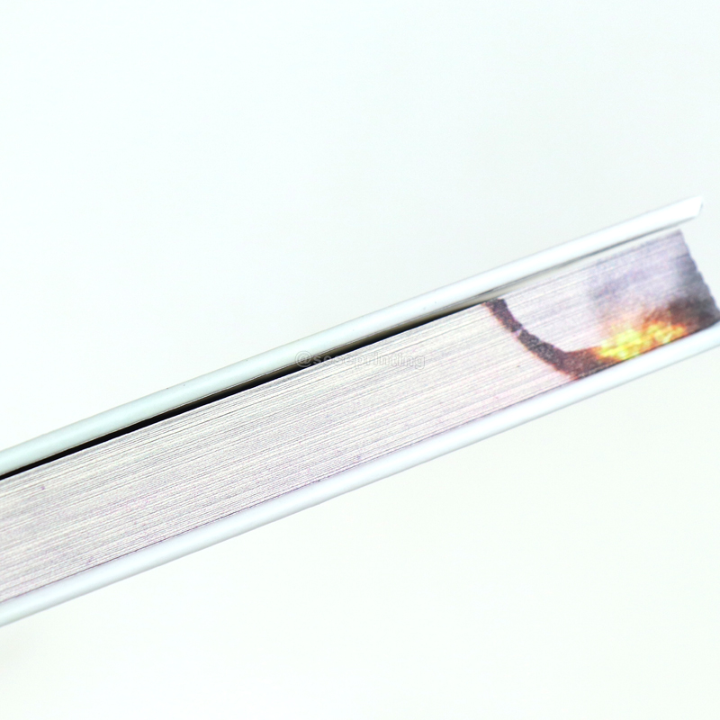 Custom Foiled Hardcover Novel Book Printing with Sprayed Edges