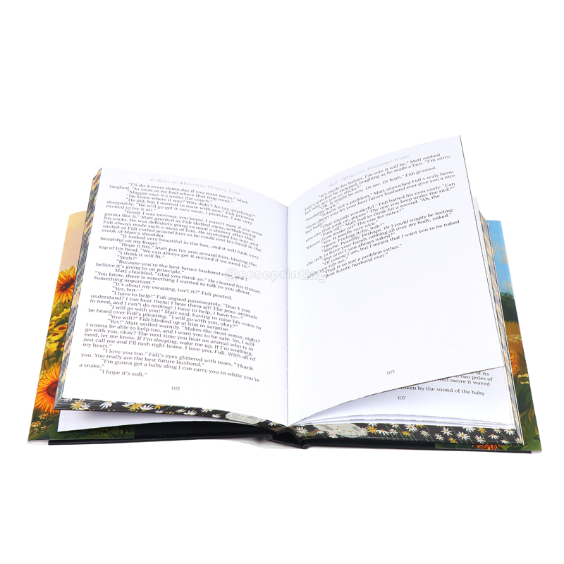 Book Printing Special Edition Hardcover Book with Dust Jacket