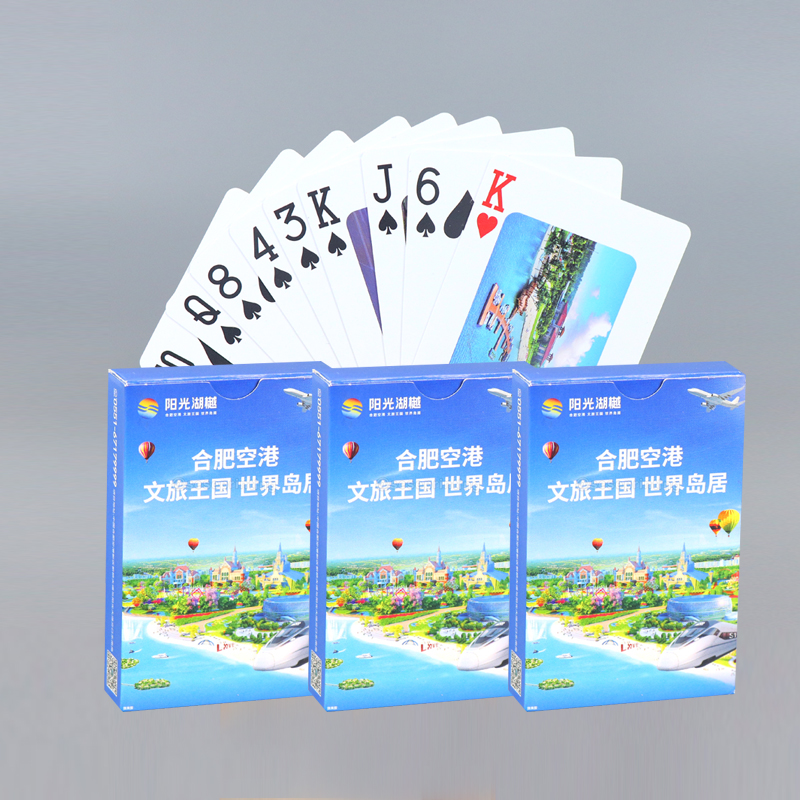 Custom Front and Back Printing PVC Waterproof Playing Card Poker