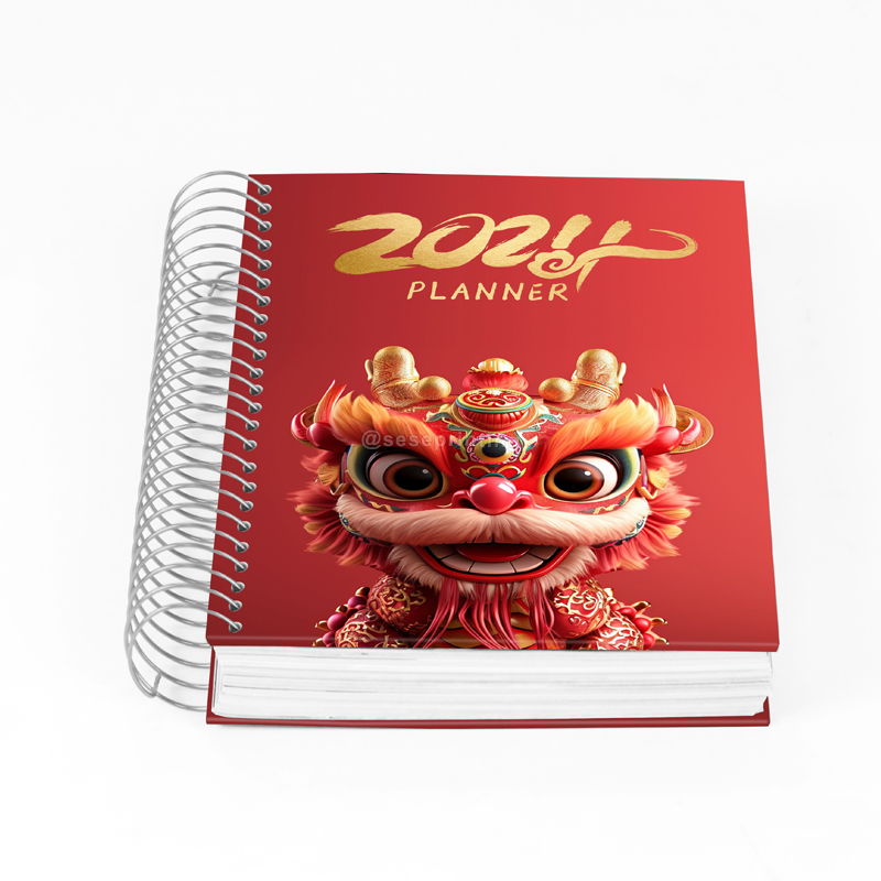 2025 Planner Printing Custom Journal Hardcover Spiral Notebook