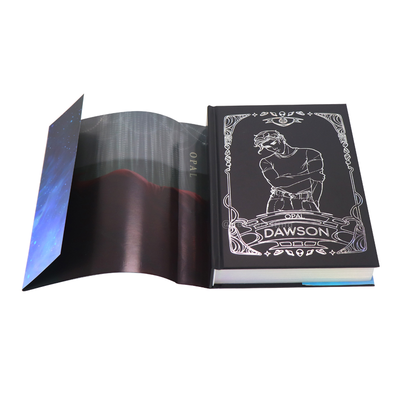 Special Edition Hardback Book Printing Holographic Foiled Edges