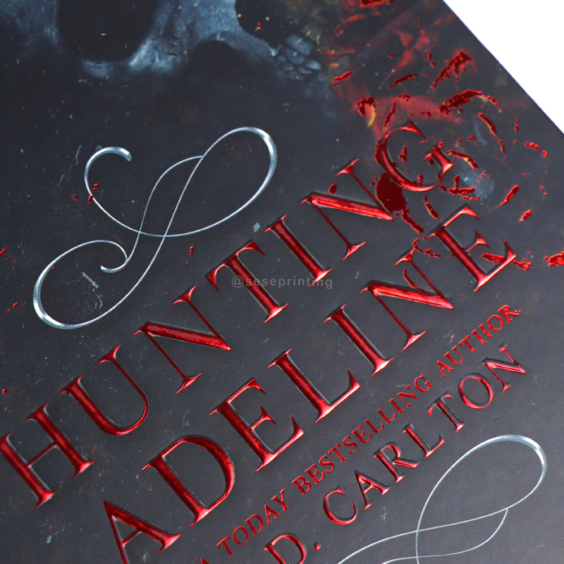 Embossed+Foiled Hardcover Novel Book Printing with Sprayed Edges