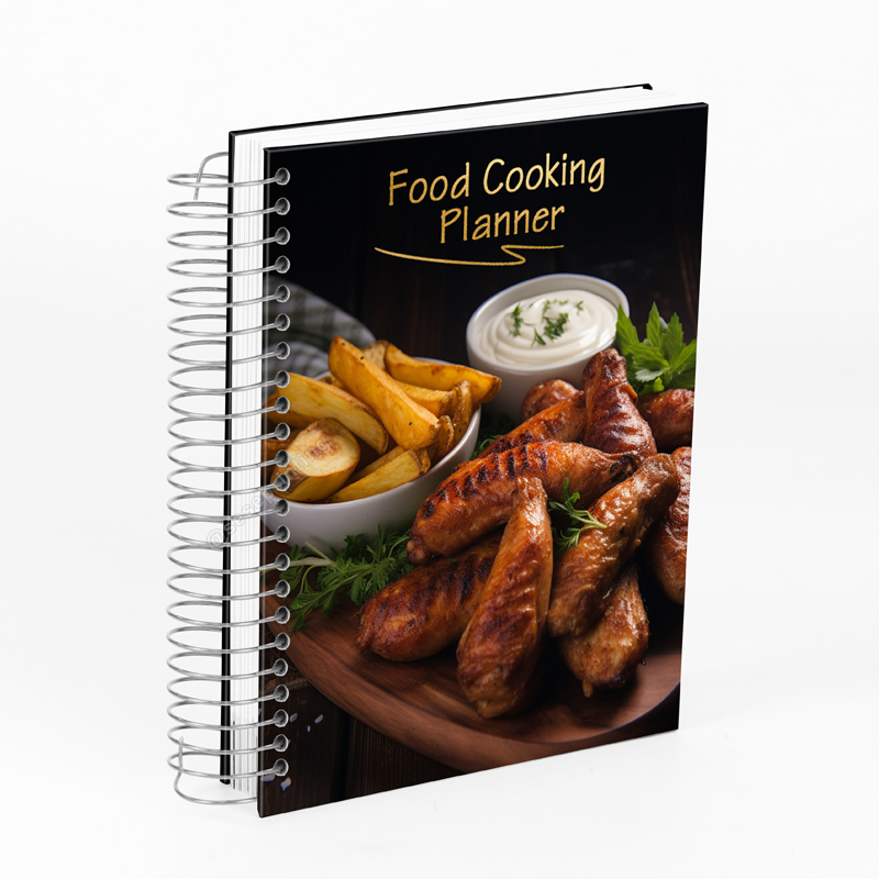 Custom Spiral Recipe Journal Printing Food Cooking Planner