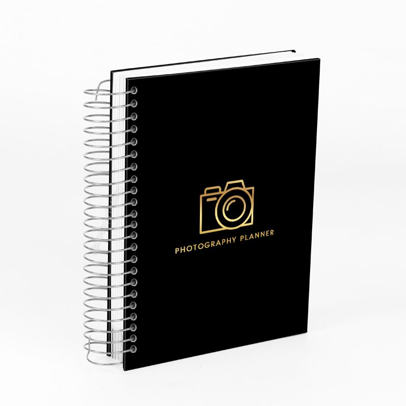 Printing Hardcover Spiral Notebook Custom Photography Planner