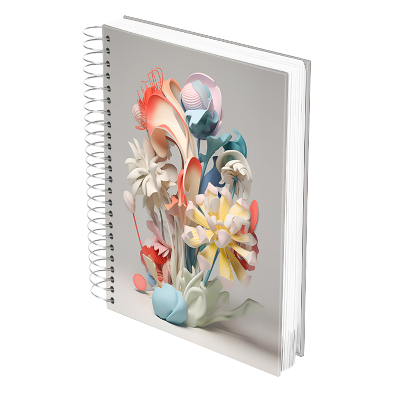 Hardcover Spiral Agenda Printing Undated Planner Manufacturer