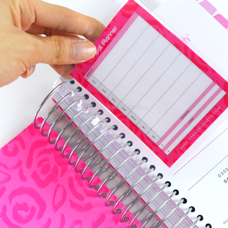 Printing PVC Cover Budget Planner Expense Tracker Journal with Box